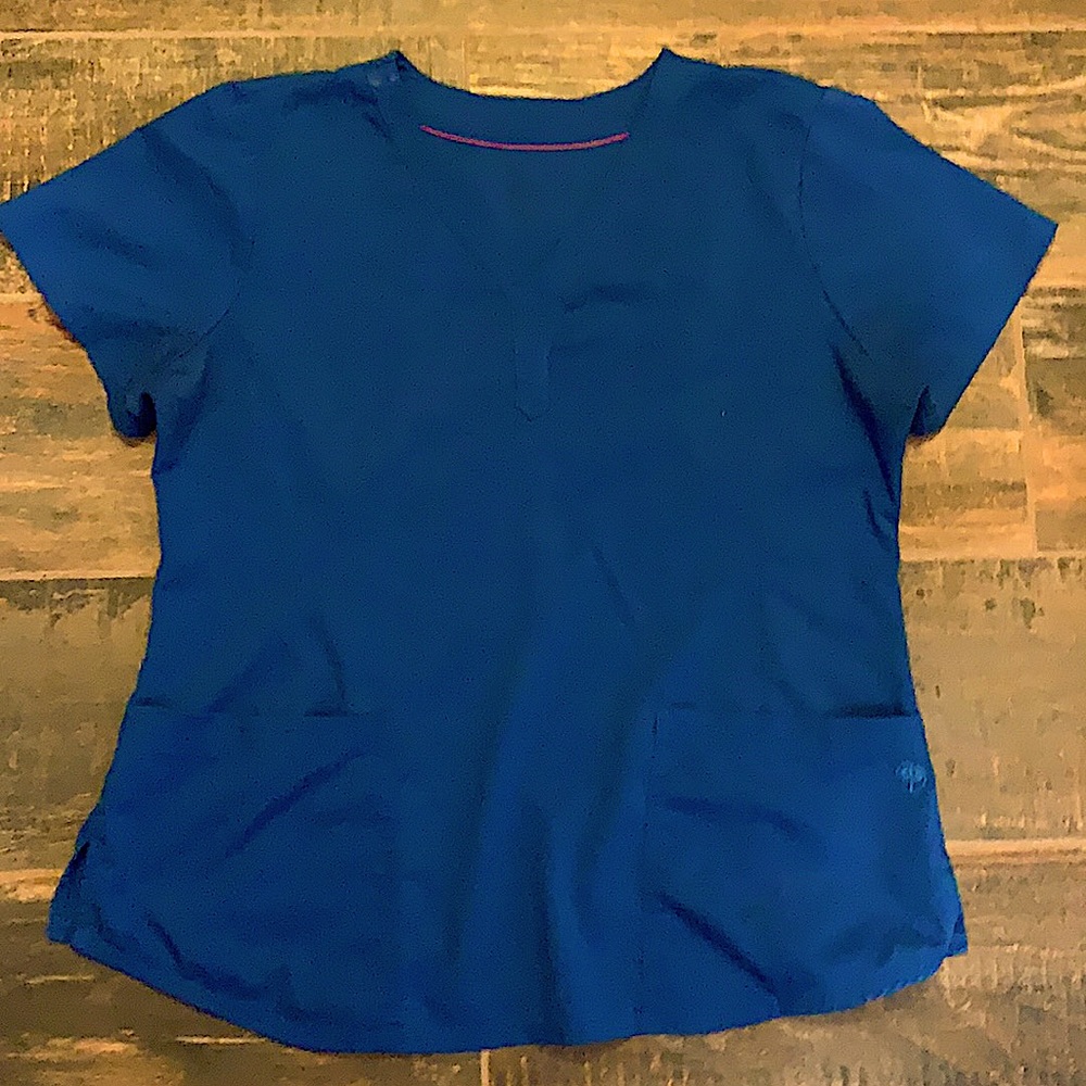 Purple label xlarge royal blue Jane top.